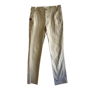 Duck Camp Canvas Brush Pants  Men's Size 32 Tall Hunting Outdoors with Cordura